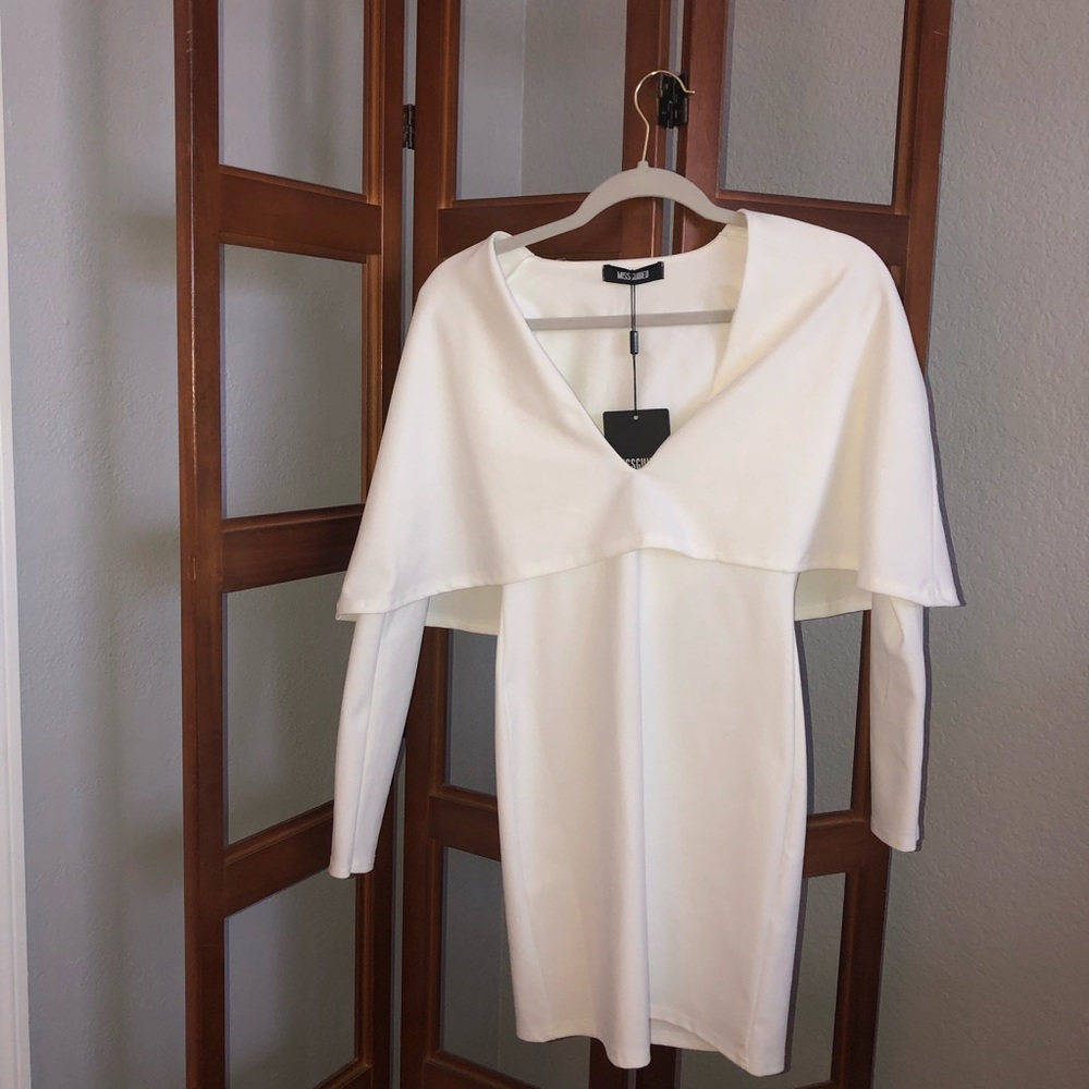 NWT Missguided White Cap Style Dress